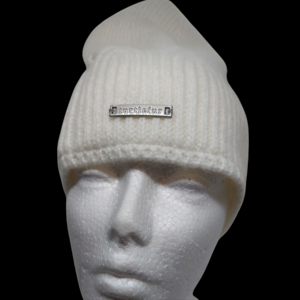 Turtle Fur Off-White Beanie - Picture 1 of 8